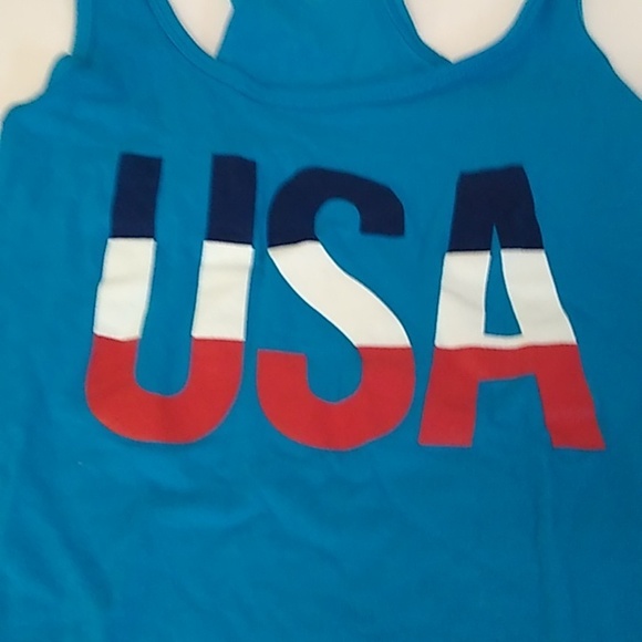 Speedo blue tank top (USA) print on the front - Picture 2 of 5